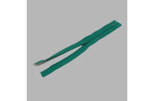 fermeture à glissière couleur verte longueur 20 cm en nylon