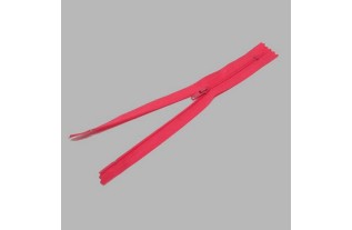 zipper color bright rose length 20 cm nylon