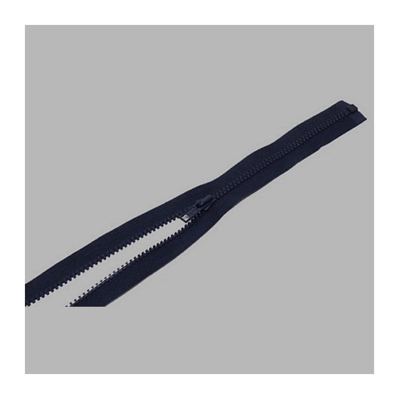 zipper color dark blue length 75 cm nylon