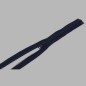 zipper color dark blue length 75 cm nylon