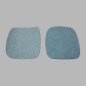 reparatiestof jeans (2 st) kleur licht blauw 10.5 x 10 cm