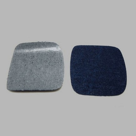 reparatiestof jeans (2 st ) kleur donker blauw 10.5 x 10 cm