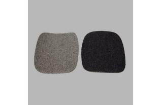 reparatiestof jeans (2 st ) kleur zwart 10.5 x 10 cm