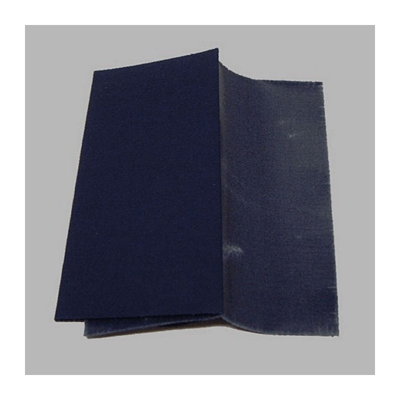 réparation de tissu pour le repassage bleu foncé 24 x 10.5 c