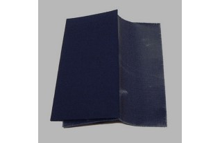 reparatiedoek voor op te strijken donker blauw 24 x 10.5 cm