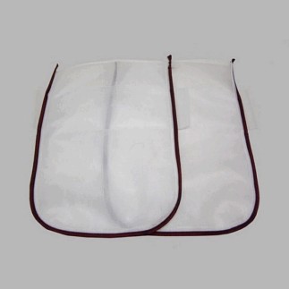 back pocket for homemade clothing (2 pcs) nylon 27 x 18 cm