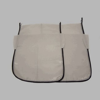back pocket for homemade clothing (2 pcs) Satin 27 x 19 cm