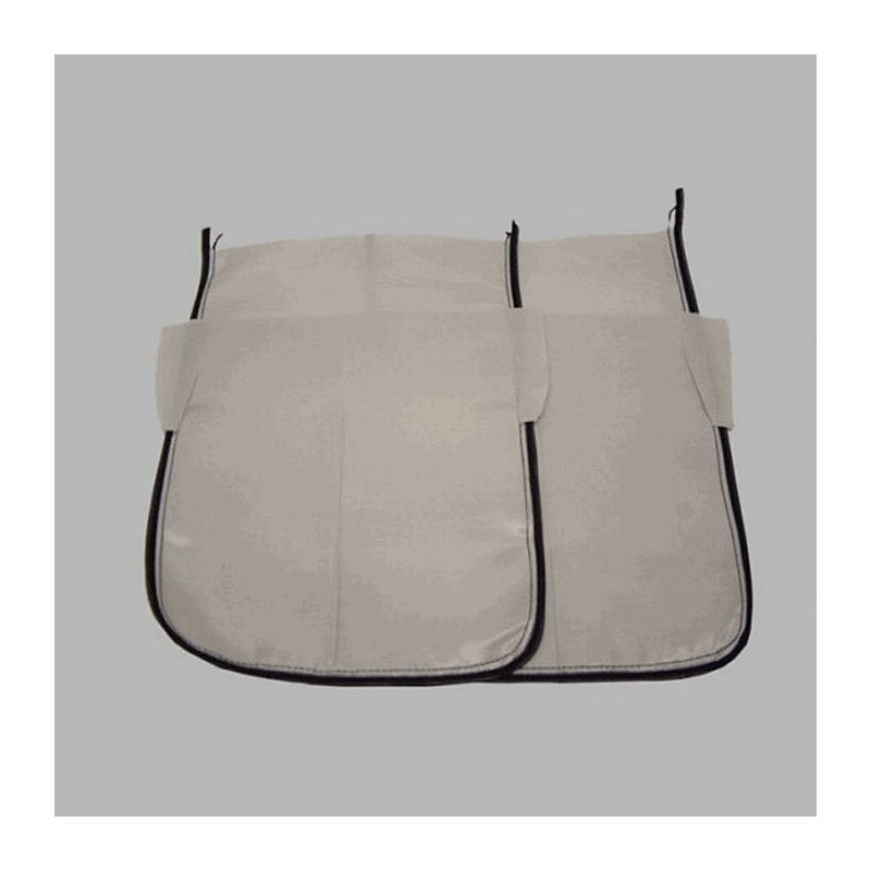 achterzak voor zelfgemaakte kleding (2 st) satijn 27 x 19 cm