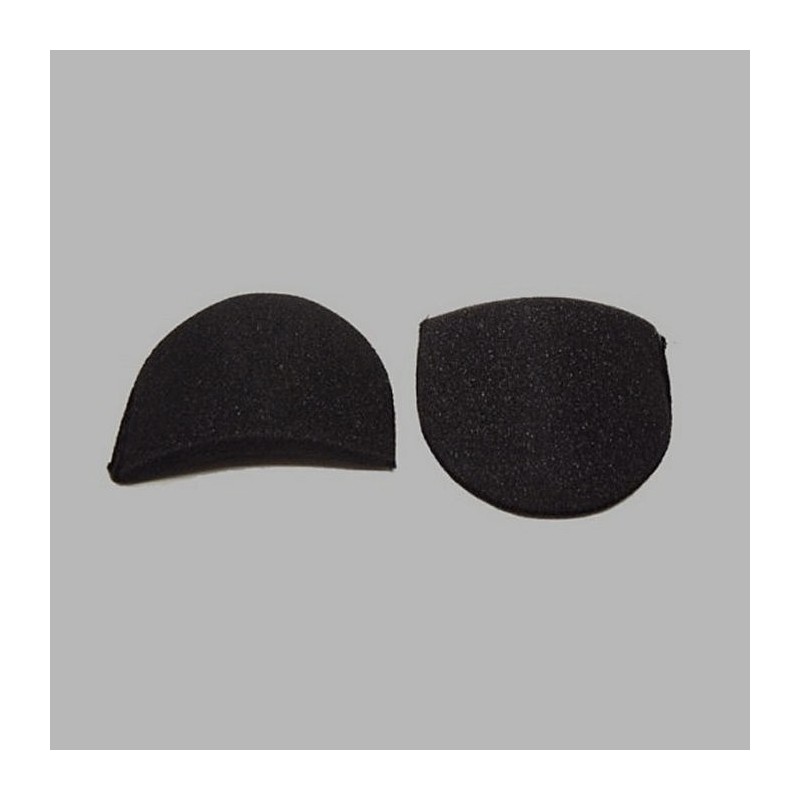 schoudervulling voor kleding kleur zwart 10 x 12 cm