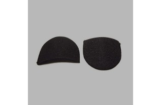 schoudervulling voor kleding kleur zwart 10 x 12 cm