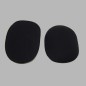 shoulder pad for clothing color black 16.5 x 12 cm