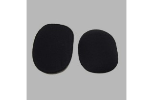 épaulière pour vêtements couleur noire 16.5 x 12 cm