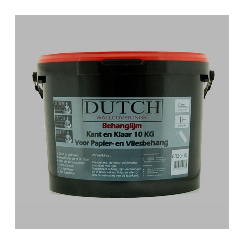 Wallpaper glue ready to use Dutch 10 kg of paper/non-woven fleece wallpaper