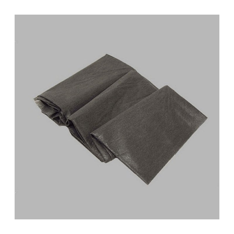 tissu de la vlieseline couleur noire 300 x 90 cm