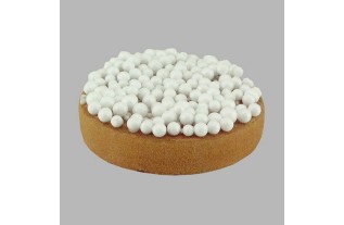 rusks with big sprinkles for decoration color white 7 cm