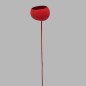 Bol op een stok gedroogd kleur rood lengte 48 cm Bol op een stok gedroogd kleur rood lengte 48 cm
