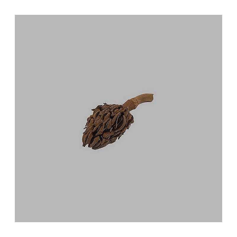 Cône de pin séché rugueux longueur 9 cm 5 pcs