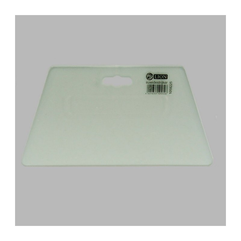 Spatule à tapisser plastique souple transparent