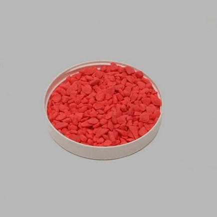 Pierres petites pour la décoration couleur rouge 200 gr