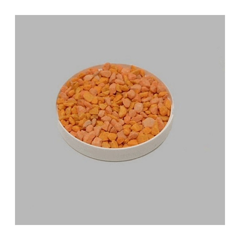 Stones small for decoration color orange 200 gr