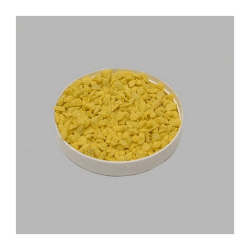Stones small for decoration color yellow 200 gr