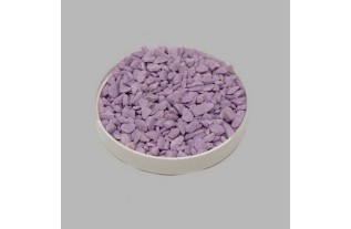 Stones small for decoration color purple 200 gr