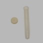 Tube with rubber cap transparent length 10 cm 20 mm