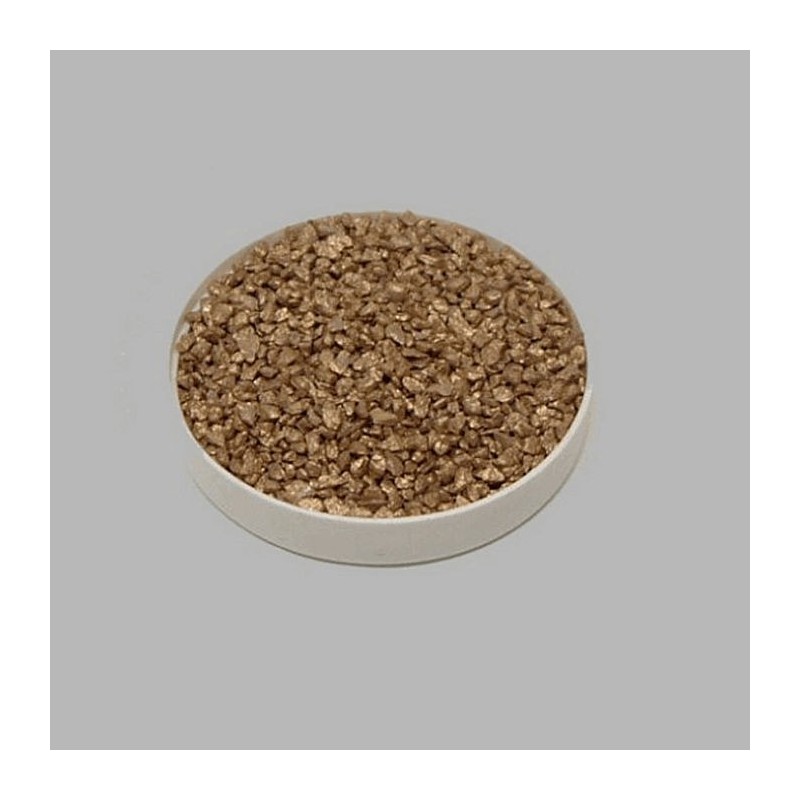 Pierres petites pour la décoration couleur or 200 gr