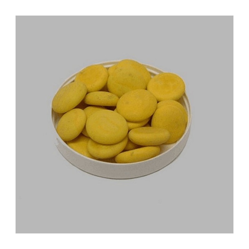 Galets de décoration couleur jaune 200 gr