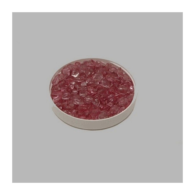 Pierres petit miroir-verre couleur fuchsia 200 gr