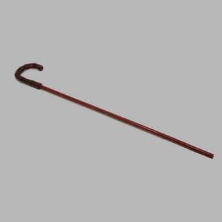 Walking stick for decoration color brown length 75 cm