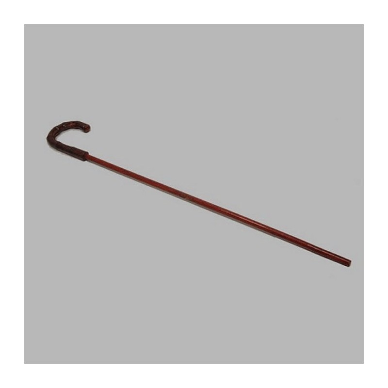 Wandelstok voor decoratie kleur bruin lengte 75 cm