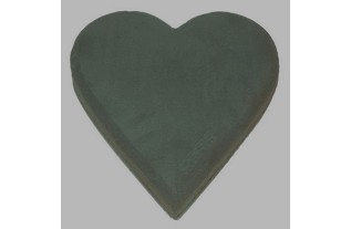 Mousse florale Oasis coeur épaisseur 5 cm 29 x 29 cm