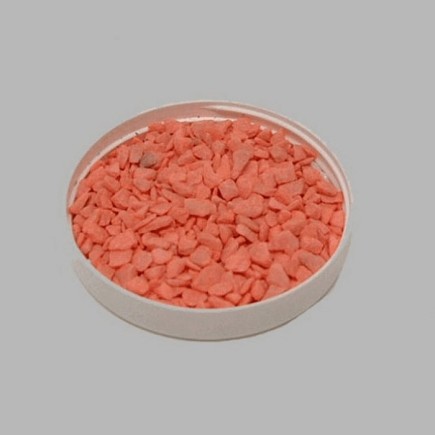 Pierres petites pour la décoration couleur de saumon 200 gr