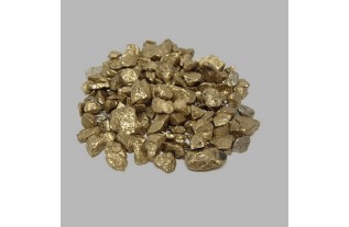 Pebbles for decoration color gold 500 gr