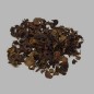 Copeaux de bois pour la décoration couleur vert brun 150 g