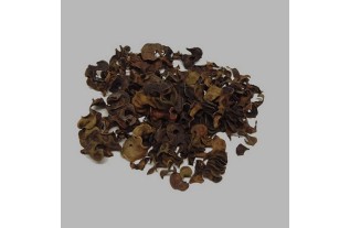 Houtkrullen voor decoratie kleuren groen bruin 150 gr50 gr