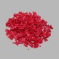 Wood shavings for decoration color red 150 gr