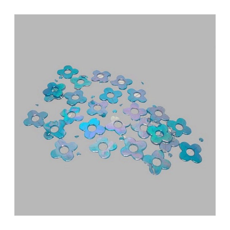 floral necklace for decoration Pearl blue