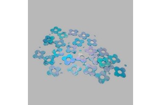 floral necklace for decoration Pearl blue