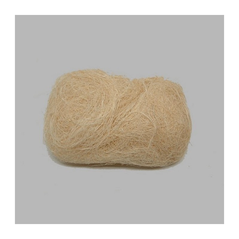 fibre de sisal pour la décoration couleur naturelle