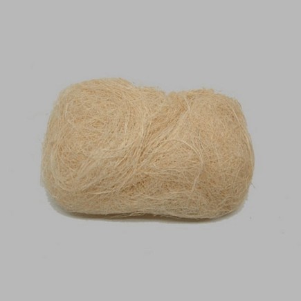 fibre de sisal pour la décoration couleur naturelle