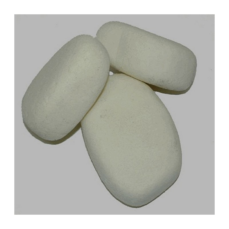 steekschuim Rainbow stones kleur wit 3 stuks