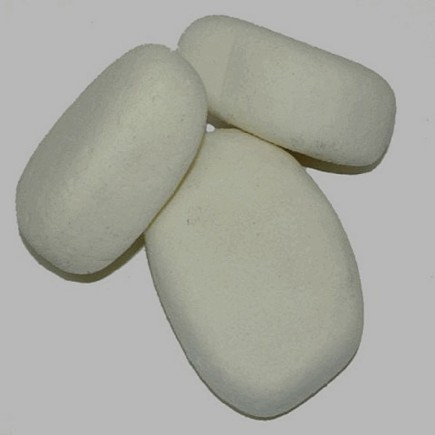 steekschuim Rainbow stones kleur wit 3 stuks