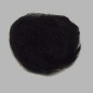 Couleur de fibre décorative noir