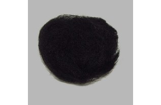 Couleur de fibre décorative noir