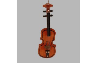 decoration violin with strings 8 cm