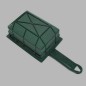 mousse florale avec support OASIS vert 12 x 8 x 9 cm