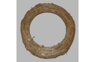 straw wreath color naturel 25 cm
