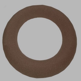 Couronne de mousse florale sec plat arrière Dm 20 cm